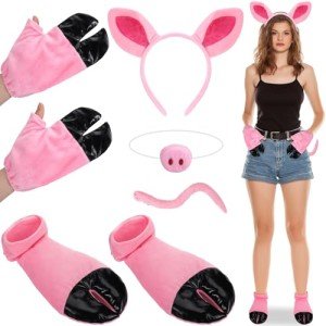 Adorable Pig Halloween Costume Set for Cosplay