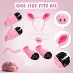 Adorable Pig Halloween Costume Set for Cosplay