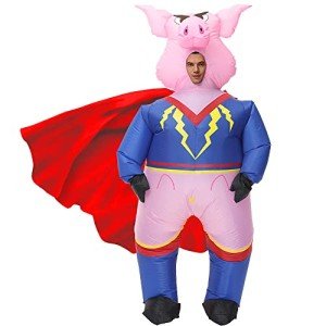 Super Cute Inflatable Pig Costume for Adults