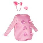 Cute Adult Pig Costume with Ears and Nose