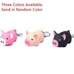 Cute Pig LED Keychain with Flashlight Sound