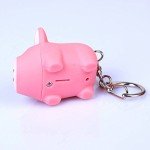 Cute Pig LED Keychain with Flashlight Sound