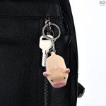 Adorable Pig Keychain Set with Light