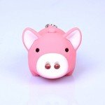 Cute Pig LED Keychain with Flashlight Sound