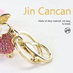 Cute Pink Flying Pig Keychain for Pig Lovers