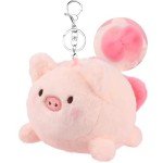 Adorable 5.9" Pink Pig Interactive Plush Toy