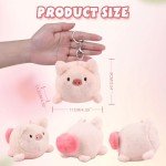 Adorable 5.9" Pink Pig Interactive Plush Toy