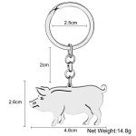 Cute Pig Keychain - Perfect Gift for Pig Lovers