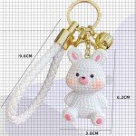 Cute Pink Pig Keychain - Adorable Piggy Accessory