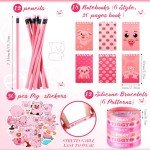 140 Pig Party Favors Set for Kids