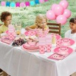 Cute Pig Birthday Party Supplies for 24 Guests