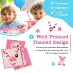 Cute Pig Birthday Party Supplies for 24 Guests