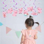 30 Cute Pig Swirl Decorations for Parties