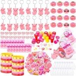 Cute Pig Birthday Party Favor Set for Kids