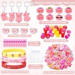 Cute Pig Birthday Party Favor Set for Kids