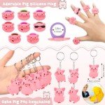 Cute Pig Birthday Party Favor Set for Kids