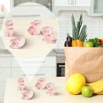 16 Cute Pink Pig Toy Figures for Decor