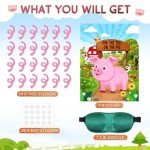 Pin The Tail On The Pig Party Game Set