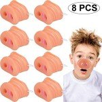 Cute Pig Nose Masks for Halloween & Parties - 8 Pack