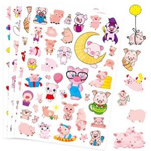 Cute Pig Stickers - 705 Count for Fun Decor