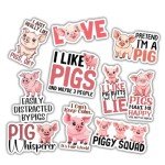 10 Cute Pig Stickers For Animal Lovers