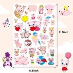 Cute Pig Stickers - 705 Count for Fun Decor