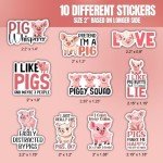 10 Cute Pig Stickers For Animal Lovers