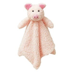 Adorable Pink Pig Plush Security Blanket for Kids
