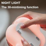 Adorable Piggy Night Light – Soft Silicone Lamp