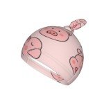 Adorable Piggy Swaddle Blanket and Hat Set