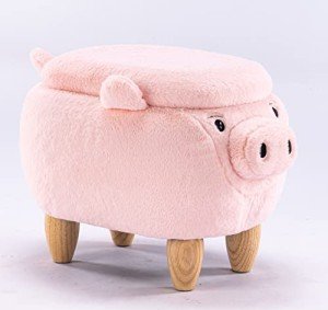 Adorable Pig Ottoman Stool for Kids' Spaces
