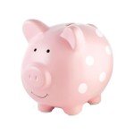 Cute Ceramics Piggy Bank for Kids and Nursery