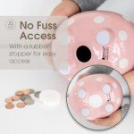 Cute Ceramics Piggy Bank for Kids and Nursery