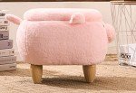 Adorable Pig Ottoman Stool for Kids' Spaces