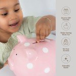 Cute Ceramics Piggy Bank for Kids and Nursery