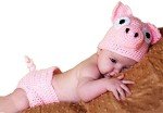Adorable Pink Pig Crochet Outfit for Babies