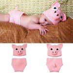 Adorable Pink Pig Crochet Outfit for Babies