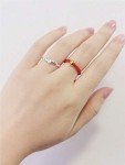 Cute Pink Piggy S925 Sterling Silver Ring