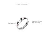 Cute Pink Piggy S925 Sterling Silver Ring