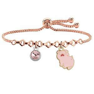 Funny Pig Slider Bracelet for Animal Lovers