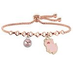 Funny Pig Slider Bracelet for Animal Lovers