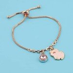 Funny Pig Slider Bracelet for Animal Lovers