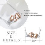 Cute Snorting Pig Necklace in 925 Sterling Silver