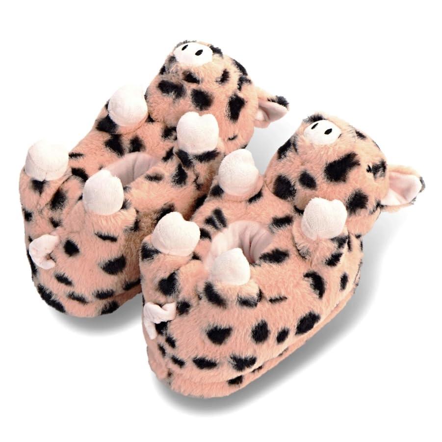 Cute Pig Belly Fuzzy Slippers for Women