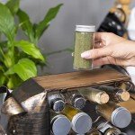 Cute Pig Spice Jar Rack Organizer for Kitchen