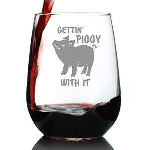 Piggy Wine Glass - Fun Gift for Swine Lovers
