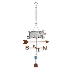 Sunset Vista Cute Pig Bouncy Yard Decor