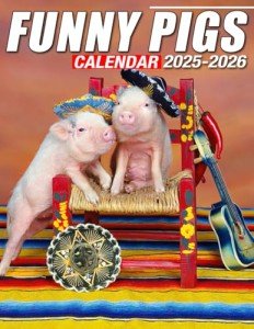 Cute Pigs Calendar 2025-2026: Organize with Joy!