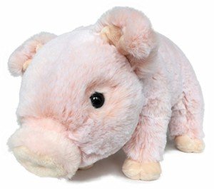 Lifelike 12-Inch Baby Pig Stuffed Animal