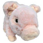 Lifelike 12-Inch Baby Pig Stuffed Animal
